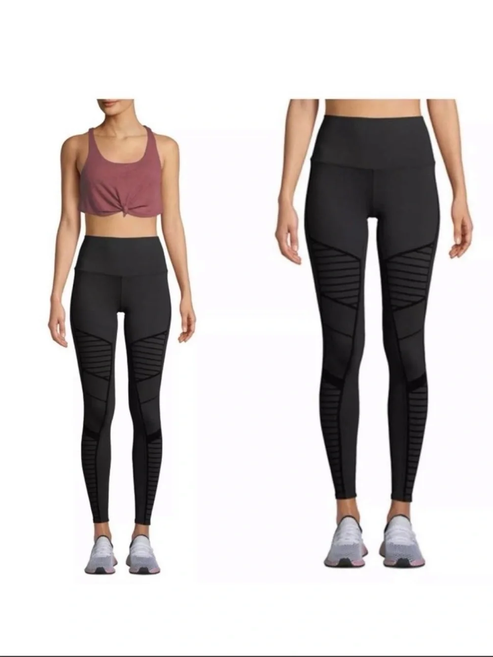 Alo Yoga Flocked Leggings black